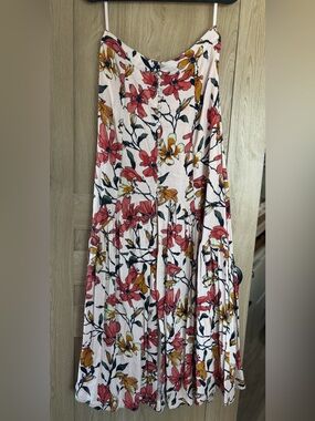 Free People Floral Maxi Skirt Size 4 Boho Summer Festival